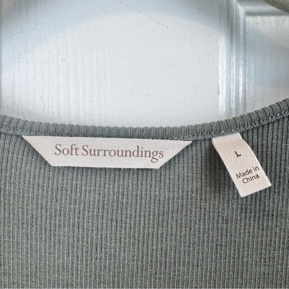 Soft Surrounding Green Women's Midi Dress Sz. L - Picture 7 of 8